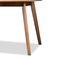 Baxton Studio Maila Mid-Century Modern Transitional Walnut Brown Finished Wood Dining Table 183-11644-Zoro - alternate 3